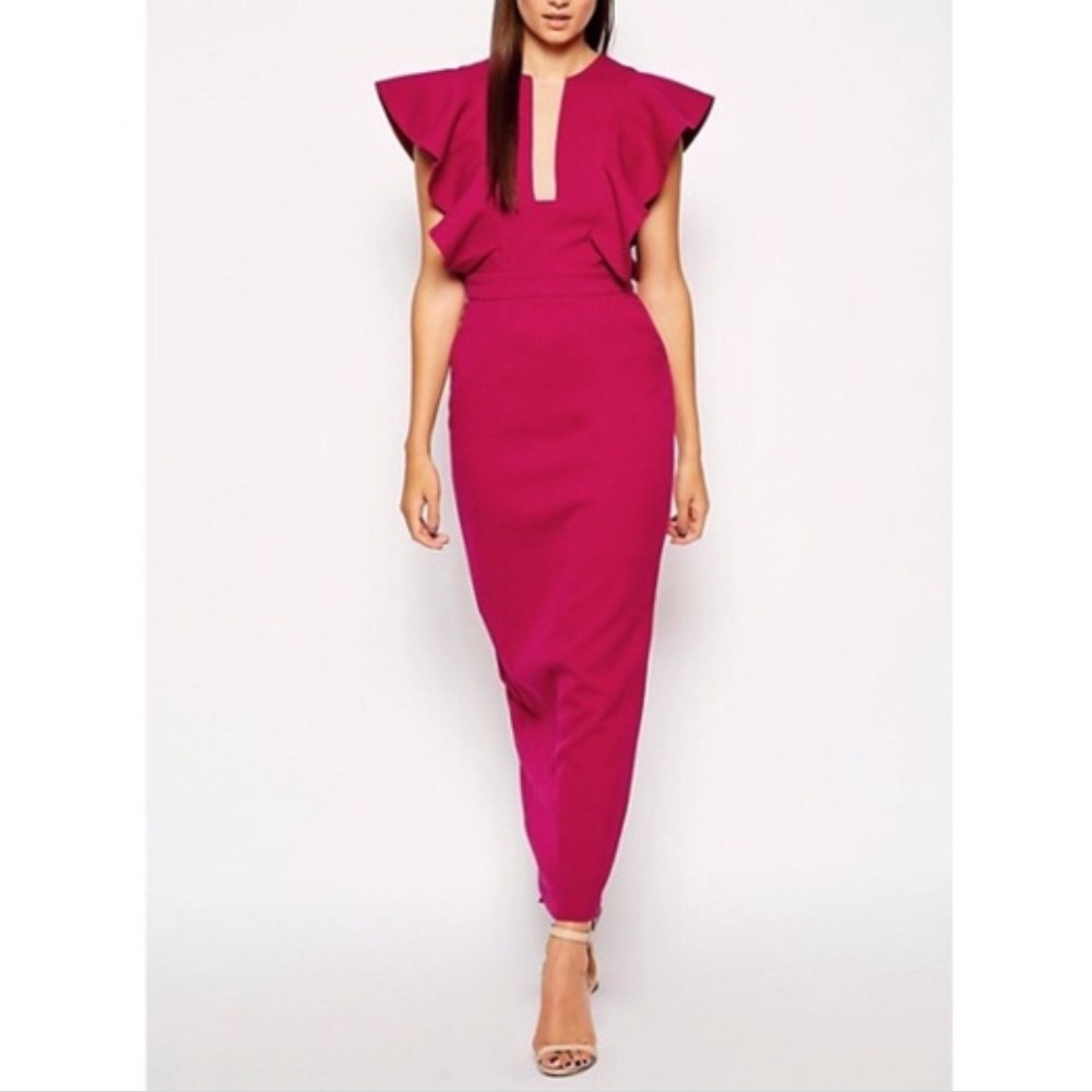 Three floor maxi dress